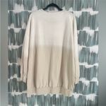Free People  Bali Drifter New York Sweatshirt Oversized Stone Combo Size M Photo 3