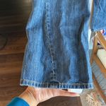 Yag Denim flare Lowrise suede leather accents bohemian Gypsy hippie cottagecore Size undefined Photo 6