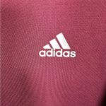 Adidas Women’s Track Jacket three back pockets size medium maroon Photo 2