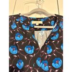 Loft Womens Floral Print Long Sleeve Dress With Belt M Photo 2