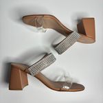 Chinese Laundry  Yas Rhinestone Heeled Sandal in Sunkiss Nude Photo 7