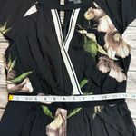 Maeve  by Anthropologie Womens Bergenia Cropped Jumpsuit 2 Black Pink Green White Photo 12