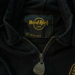 Hard Rock Cafe Vintage World famous Vienna Anti-established embroidered Zip hoodie jacket Size X- Photo 5