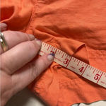 The North Face  Womens Orange Cotton Linen Blend Low Rise Chino Shorts Size 8 Photo 3