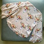 Show Me Your Mumu  Western Skull Long Sleeve Blouse Top Medium Photo 8