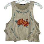 ZARA  Embroidered Top‎ Photo 0