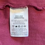 Nike ribbed cropped hooded long sleeve shirt pullover Medium logo maroon Photo 7