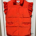 BUCKETLIST Bold Orange Puffer Vest Photo 0