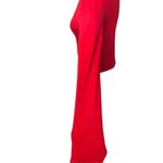 Forever 21 ribbed long sleeve red faux turtleneck with embroidered “over it” Photo 3