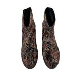Toni Pons Finley Bootie Velvet Velour Paisley Print Multicolor Size 38 US 7.5 Black Photo 2