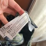 En Saison Passion Trousers Textured Jacquard Floral Tapestry Pants NWT Size XS Blue Photo 6