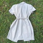 Boulevard de Paris Dress Sz 10‎ Short Sleeve Belted Trench Vtg Business Casual Tan Photo 9