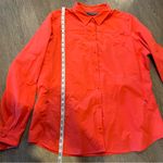REI Orange Sahara Hiking Long Sleeve Button Down Top Women’s Size XL Photo 5