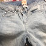 Gianni Bini  fringe bottom skinny ankle  jeans Photo 2