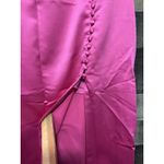 EXPRESS X LadyGang Skirt Womens Medium Pink Midi Satin Party Dressy Slit Event Photo 2