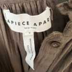 Apiece Apart Las Alturas Mini Dress in Morel Brown size Small Photo 6