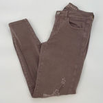 American Eagle ‎ Womens Super Stretch Jegging Jeans Distressed Mauve Pink 6 Short Photo 0