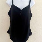 No Boundaries  Black Ribbed Bodysuit Spaghetti Strap Top Photo 0