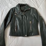 BlankNYC Dark Green Leather Jacket  Photo 0