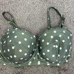 Green polka dot peek &‎ beau bikini top Size XL Photo 0