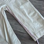 Old Navy NWT‎  high waisted wide leg chino pants cropped in cream Photo 2