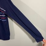 P.J. Salvage Women's Navy Striped Pullover Sleep Top Size M Photo 6