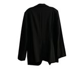White House | Black Market  Women's Black Ruffle Blazer Formal Jacket Photo 8