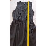 Kenneth Cole New York Sleeveless Black V-Neck faux wrap Dress Sz 12 Photo 12