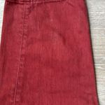 Veronica Beard  blake classic straight high rise in red oxblood Photo 12