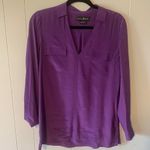 Guess by Marciano  Purple Tunic Blouse Size Small Photo 0