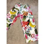 Tahari Women’s Linen Blend Summer Wide Leg Smocked Waist pants Photo 1