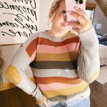Hem & Thread Multicolor Striped Sweater Photo 0