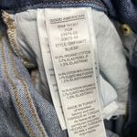 Good American Good Waist 29" Blue796 Skinny Raw Hem Stretch Jeans Size 6 Photo 4