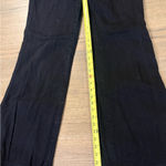 ZARA Black Flare Mid-Low Rise Denim Jeans- Size 8 Photo 3