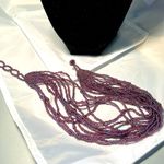 Iridescent purple seed bead 12 Photo 4