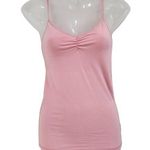 American Eagle Cinched Front Tank Top V-Neck Spaghetti Straps Blush Pink Size XS Photo 0