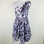 Topshop NEW  One Shoulder Floral Chiffon Dress‎ Photo 2
