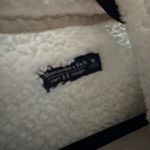 Abercrombie & Fitch Full Zip Sherpa Jacket White Size Medium Photo 1