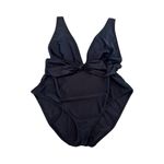 Aerie ‎ Plunge True Black One Piece Swimsuit Size XL Nwt Photo 1
