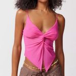 Urban Outfitters Women's Mesh Twist Front Fly-Away Cami Photo 7