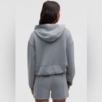 Lululemon  NWT Softstreme Full Zip Hoodie Jacket Solar Grey Size 10 Photo 4