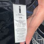 i Jeans By Buffalo Woman’s‎ Large Blue Black Aztec Pattern Jacket Faux Leather Photo 2