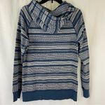 Boards Burton Durable Goods Blue Striped Logo Women’s Hoodie in Medium Photo 7