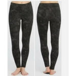 Spanx  Jean-ish Ankle Legging Acid Wash Grey‎ Marble Plus Size 1X Photo 1