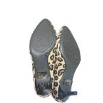 Alex Marie  Leopard Animal Print Sock Booties Shoes Women 7M Pull On Tan Brown Photo 5