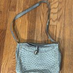 Ostrich Crossbody Bag Purse Handbag Grey Gray Photo 2