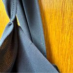 Reiss Amika Crepe Wide Leg Ruffle Sleeveless Cutout Jumpsuit Navy Blue 10 Photo 9