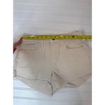 L'Agence NWT L’AGENCE AUDREY Denim Shorts Cream & Blue Raw Hem Mid Rise Bundle Size 25 Photo 5