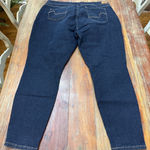 Levi Strauss Totally Shaping Pull on Skinny Dark Wash Denim Plus 22 Blue Size 22W Photo 9