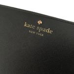 Kate Spade Zip Around Long Continental Wallet Black Gold Photo 1